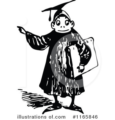 Graduate Clipart #1165846 by Prawny Vintage