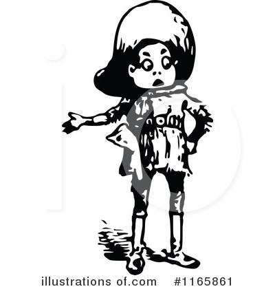 Royalty-Free (RF) Boy Clipart Illustration by Prawny Vintage - Stock Sample #1165861