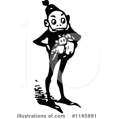 Royalty-Free (RF) Boy Clipart Illustration by Prawny Vintage - Stock Sample #1165881