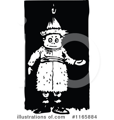 Royalty-Free (RF) Boy Clipart Illustration by Prawny Vintage - Stock Sample #1165884