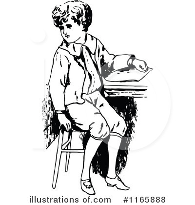 School Boy Clipart #1165888 by Prawny Vintage