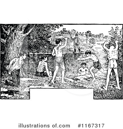 Royalty-Free (RF) Boy Clipart Illustration by Prawny Vintage - Stock Sample #1167317