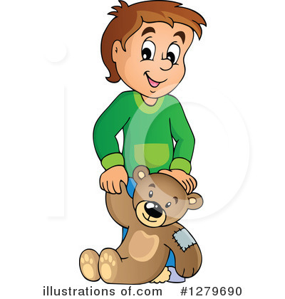Royalty-Free (RF) Boy Clipart Illustration by visekart - Stock Sample #1279690