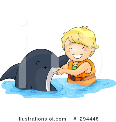 Dolphin Clipart #1294446 by BNP Design Studio