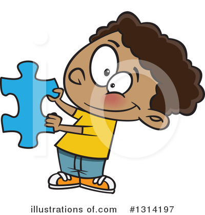 Puzzle Pieces Clipart #1314197 by toonaday
