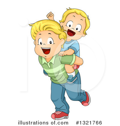 Brothers Clipart #1321766 by BNP Design Studio