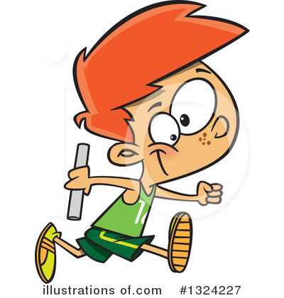 Relay Race Clipart #1324227 by toonaday