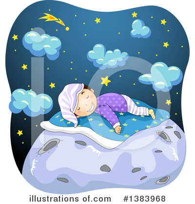 Dreaming Clipart #1383968 by BNP Design Studio