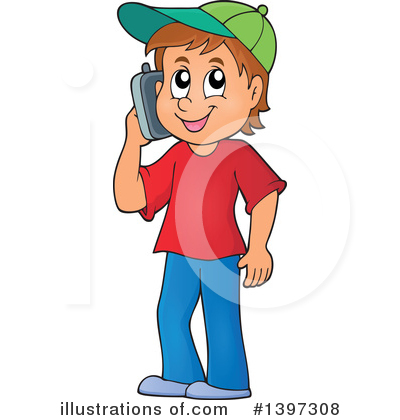 Cell Phone Clipart #1397308 by visekart
