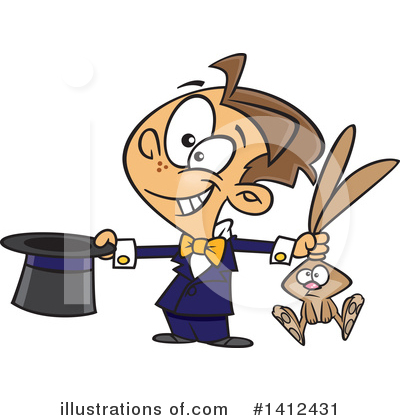 Magic Trick Clipart #1412431 by toonaday