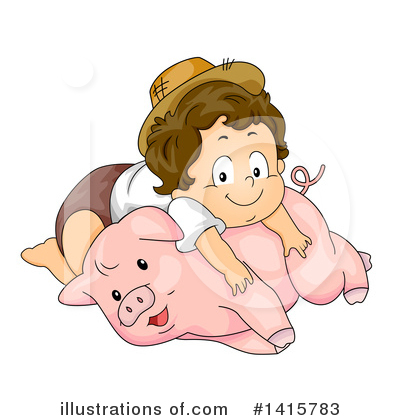 Pig Clipart #1415783 by BNP Design Studio