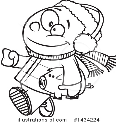 Royalty-Free (RF) Boy Clipart Illustration by toonaday - Stock Sample #1434224