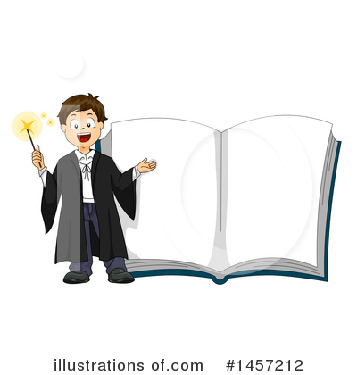 Magic Book Clipart #1457212 by BNP Design Studio