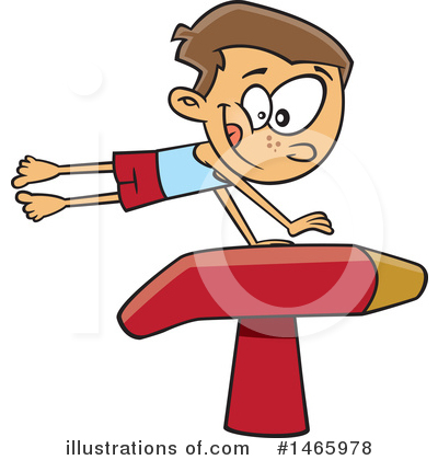 Gymnast Clipart #1465978 by toonaday