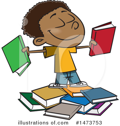 Books Clipart #1473753 by toonaday