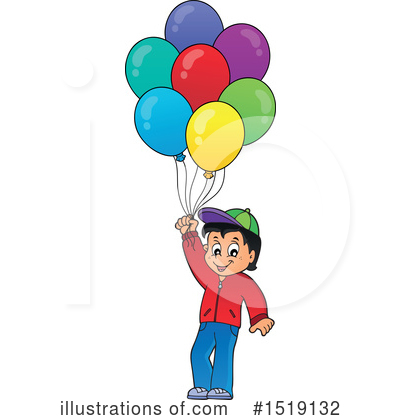 Party Balloons Clipart #1519132 by visekart