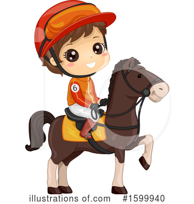 Horse Race Clipart #1599940 by BNP Design Studio