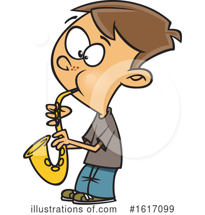 Saxophone Clipart #1617099 by toonaday