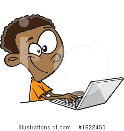 Laptop Computer Clipart #1622455 by toonaday