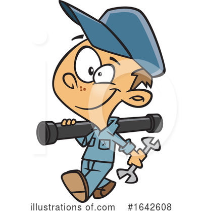 Plumber Clipart #1642608 by toonaday