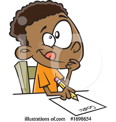 Writing Clipart #1698654 by toonaday