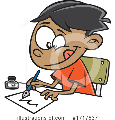 Writing Clipart #1717637 by toonaday