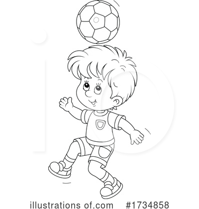 Royalty-Free (RF) Boy Clipart Illustration by Alex Bannykh - Stock Sample #1734858