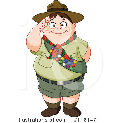 Royalty-Free (RF) Boy Scout Clipart Illustration by yayayoyo - Stock Sample #1181471