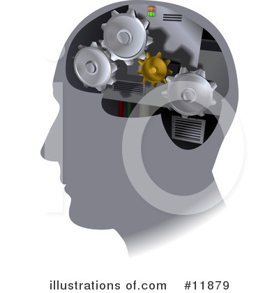 Royalty-Free (RF) Brain Clipart Illustration by AtStockIllustration - Stock Sample #11879