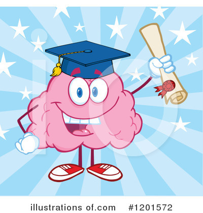 Royalty-Free (RF) Brain Clipart Illustration by Hit Toon - Stock Sample #1201572