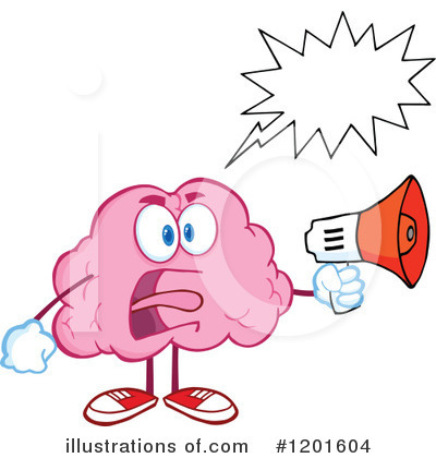 Royalty-Free (RF) Brain Clipart Illustration by Hit Toon - Stock Sample #1201604