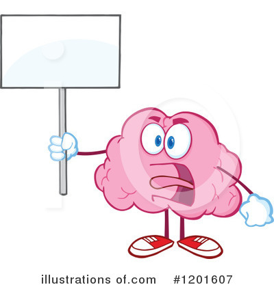 Royalty-Free (RF) Brain Clipart Illustration by Hit Toon - Stock Sample #1201607