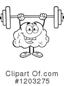 Brain Clipart #1203275 by Hit Toon
