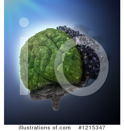 Royalty-Free (RF) Brain Clipart Illustration by Mopic - Stock Sample #1215347