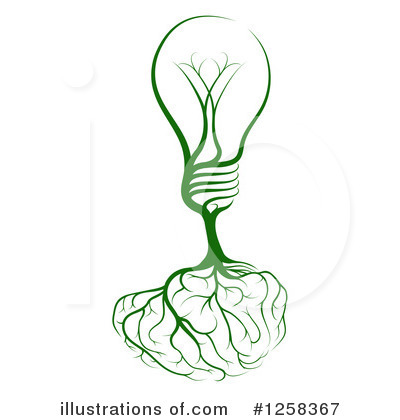 Royalty-Free (RF) Brain Clipart Illustration by AtStockIllustration - Stock Sample #1258367