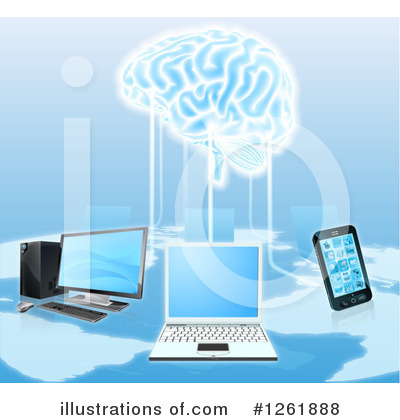 Royalty-Free (RF) Brain Clipart Illustration by AtStockIllustration - Stock Sample #1261888