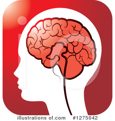 Royalty-Free (RF) Brain Clipart Illustration by Lal Perera - Stock Sample #1275042