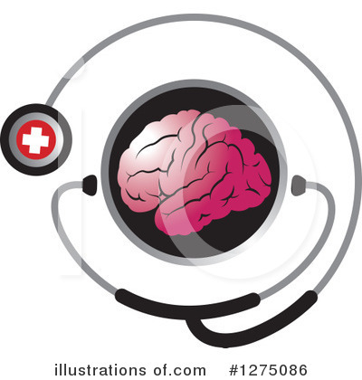 Royalty-Free (RF) Brain Clipart Illustration by Lal Perera - Stock Sample #1275086