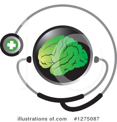 Royalty-Free (RF) Brain Clipart Illustration by Lal Perera - Stock Sample #1275087