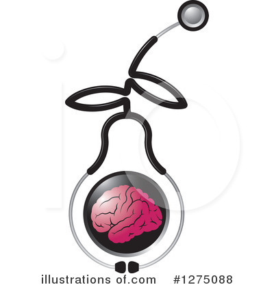 Royalty-Free (RF) Brain Clipart Illustration by Lal Perera - Stock Sample #1275088