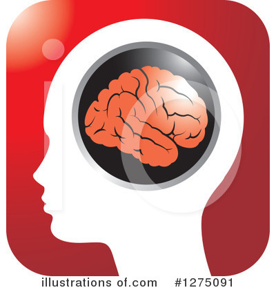 Royalty-Free (RF) Brain Clipart Illustration by Lal Perera - Stock Sample #1275091