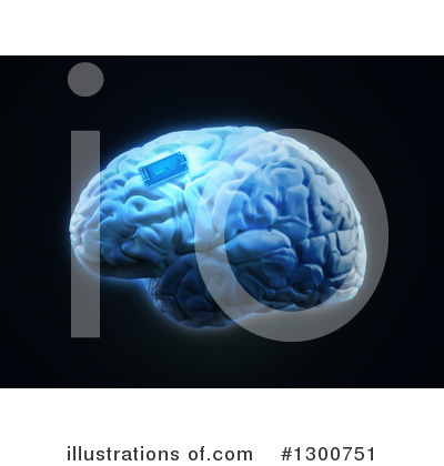 Royalty-Free (RF) Brain Clipart Illustration by Mopic - Stock Sample #1300751