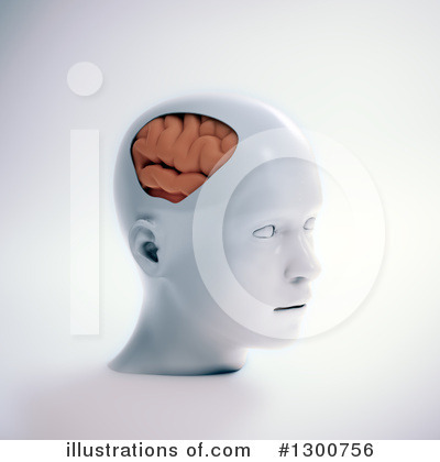 Royalty-Free (RF) Brain Clipart Illustration by Mopic - Stock Sample #1300756