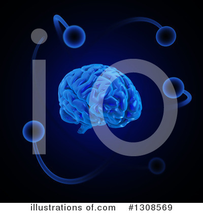 Royalty-Free (RF) Brain Clipart Illustration by Mopic - Stock Sample #1308569