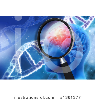 Dna Clipart #1361377 by KJ Pargeter