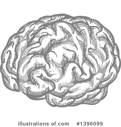Royalty-Free (RF) Brain Clipart Illustration by Vector Tradition SM - Stock Sample #1396099