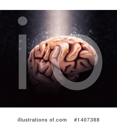 Royalty-Free (RF) Brain Clipart Illustration by KJ Pargeter - Stock Sample #1407388