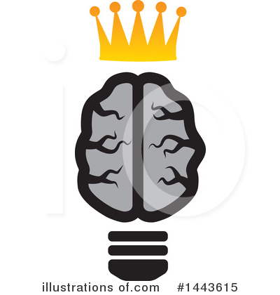 Royalty-Free (RF) Brain Clipart Illustration by ColorMagic - Stock Sample #1443615