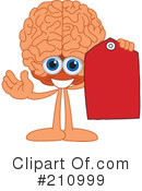 Brain Mascot Clipart #210999 by Mascot Junction
