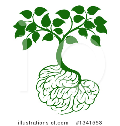 Royalty-Free (RF) Brain Tree Clipart Illustration by AtStockIllustration - Stock Sample #1341553